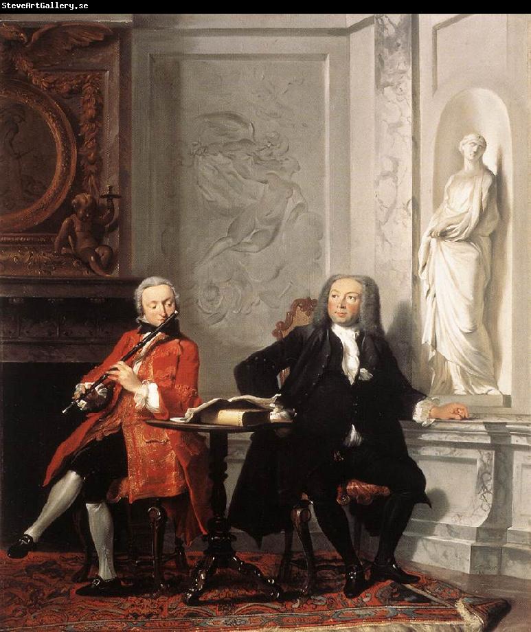 TROOST, Cornelis Jeronimus Tonneman and his Son